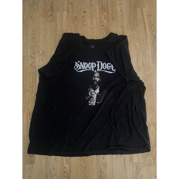 Snoop Dogg Shirt Mens Large Black Hip Hop Graphic Tee 00s Y2K 5XL - Picture 2 of 6